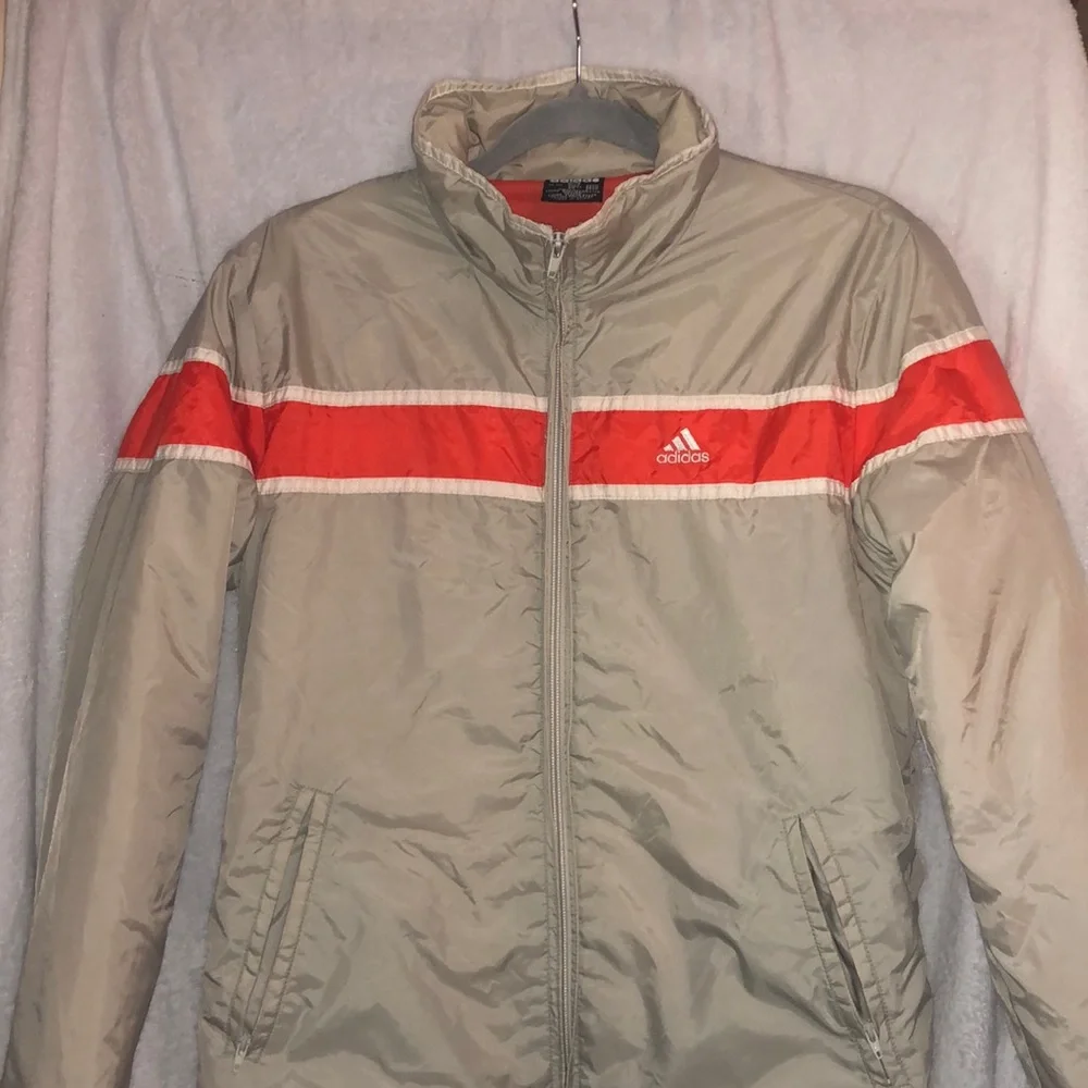 🟧Orange & GreyAdidas coat/jacket - Picture 1 of 4